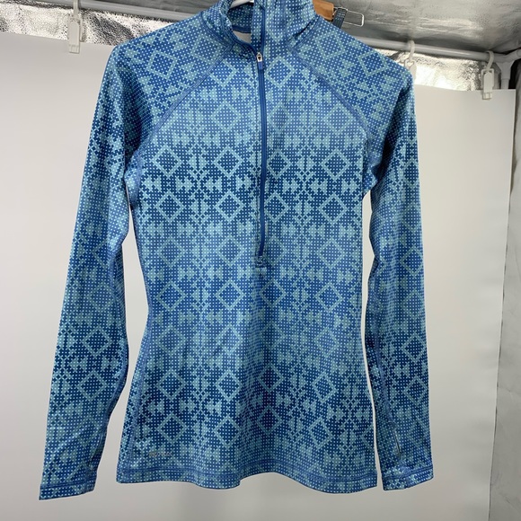 nike pro blue running jacket - Picture 1 of 5